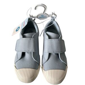 New! 👟Cat & Jack Kids Blue Canvas Sneakers with Velcro Toddler Size 12
